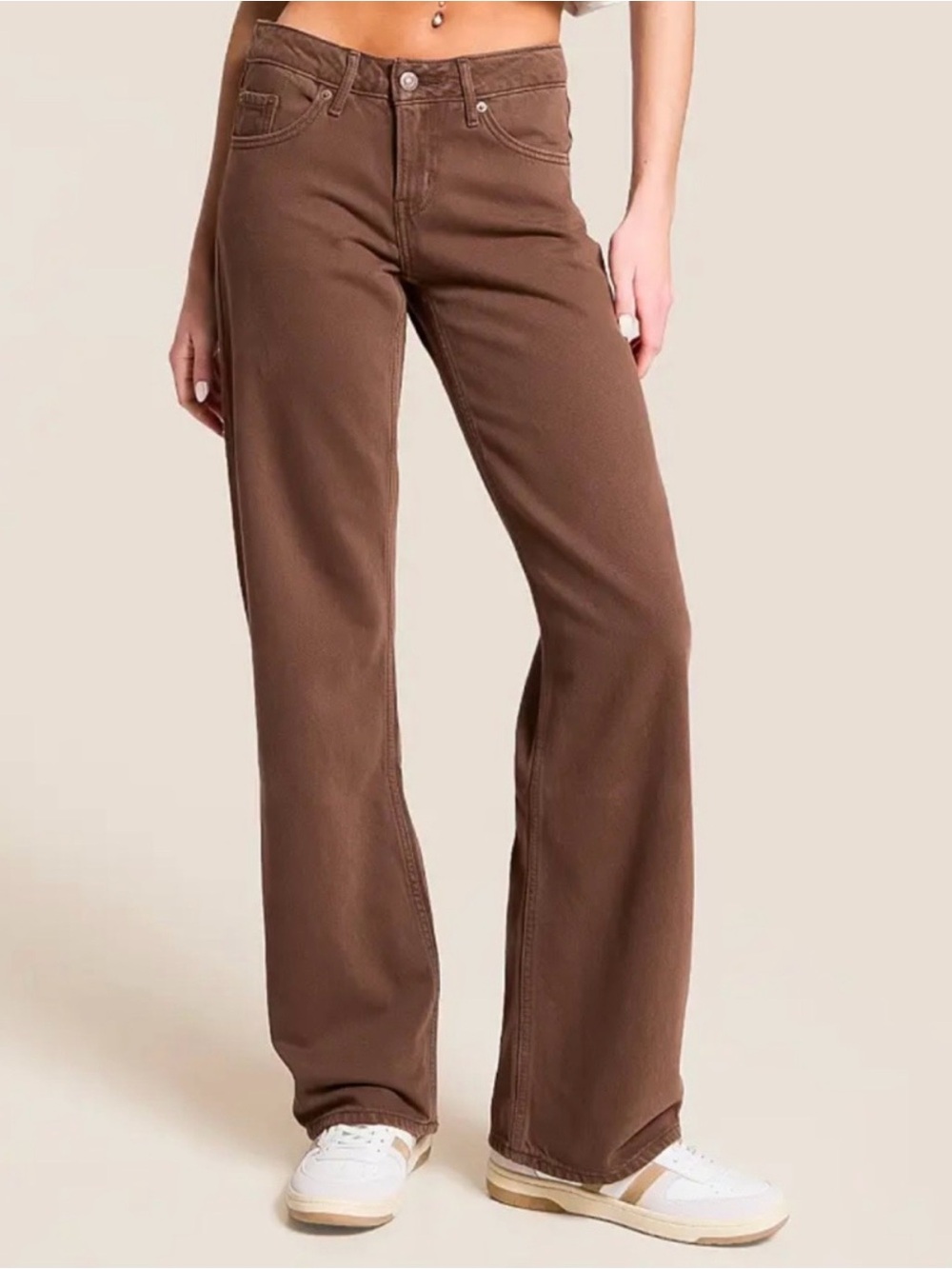 LEVIS Low Loose Brown Jeans